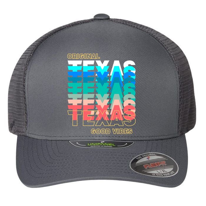 Texas Good Vibes Flexfit Unipanel Trucker Cap