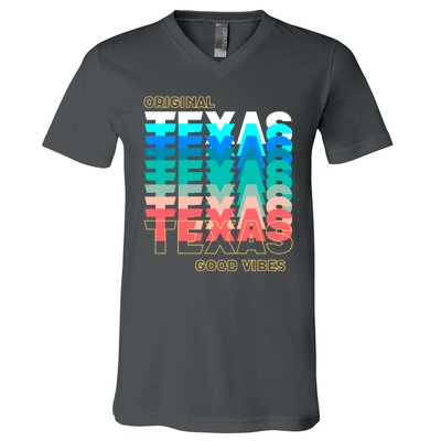 Texas Good Vibes V-Neck T-Shirt