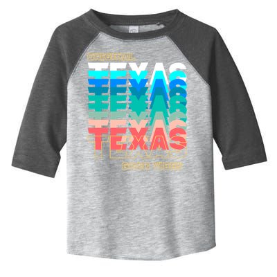 Texas Good Vibes Toddler Fine Jersey T-Shirt