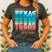 Texas Good Vibes Womens T-Shirt