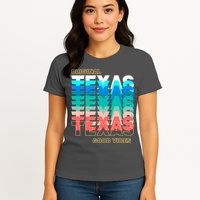 Texas Good Vibes Womens T-Shirt