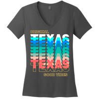 Texas Good Vibes Women's V-Neck T-Shirt