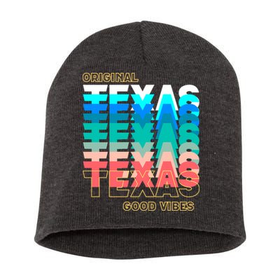 Texas Good Vibes Short Acrylic Beanie