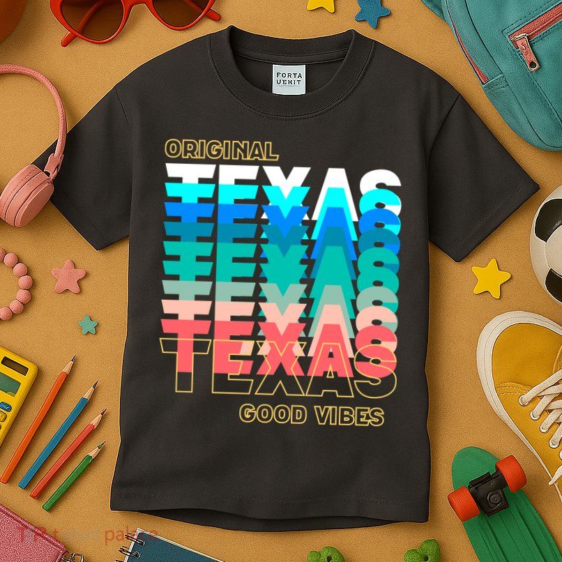 Texas Good Vibes Kids T-Shirt