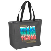 Texas Good Vibes Zip Tote Bag