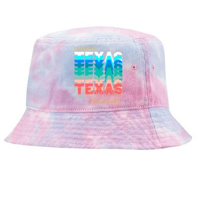 Texas Good Vibes Tie-Dyed Bucket Hat