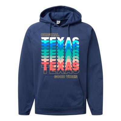 Texas Good Vibes Performance Fleece Hoodie