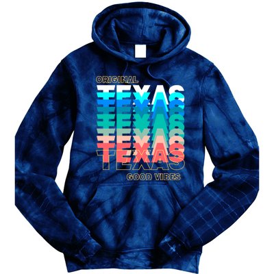 Texas Good Vibes Tie Dye Hoodie