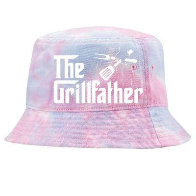 The Grillfather Vintage BBQ Grill | Chef Tie-Dyed Bucket Hat