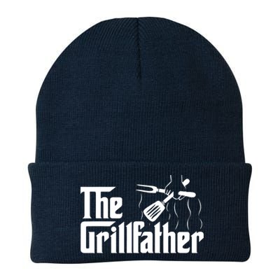 The Grillfather Vintage BBQ Grill | Chef Knit Cap Winter Beanie