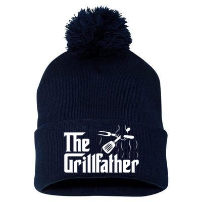 The Grillfather Vintage BBQ Grill | Chef Pom Pom 12in Knit Beanie