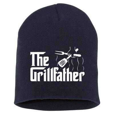 The Grillfather Vintage BBQ Grill | Chef Short Acrylic Beanie