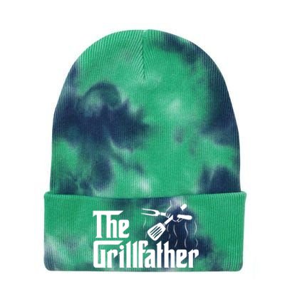 The Grillfather Vintage BBQ Grill | Chef Tie Dye 12in Knit Beanie