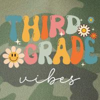 Third Grade Vibes For 3rd Grade Teacher Legacy Tie Dye Trucker Hat