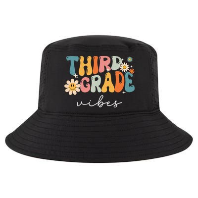 Third Grade Vibes For 3rd Grade Teacher Cool Comfort Performance Bucket Hat