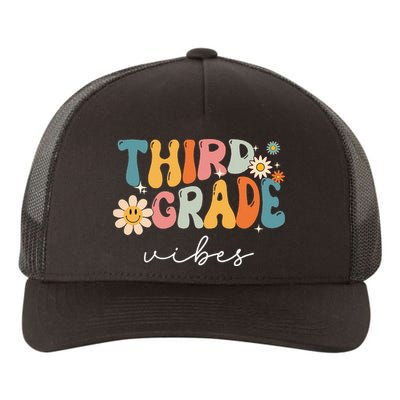 Third Grade Vibes For 3rd Grade Teacher Yupoong Adult 5-Panel Trucker Hat
