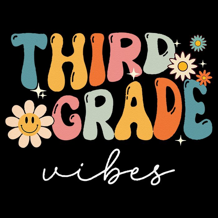 Third Grade Vibes For 3rd Grade Teacher Sustainable Bucket Hat