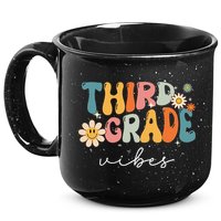 Third Grade Vibes For 3rd Grade Teacher 15oz Campfire Ceramic Mug