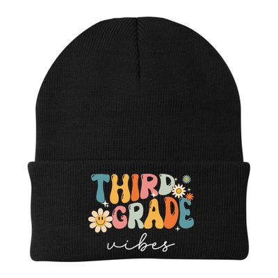 Third Grade Vibes For 3rd Grade Teacher Beanie