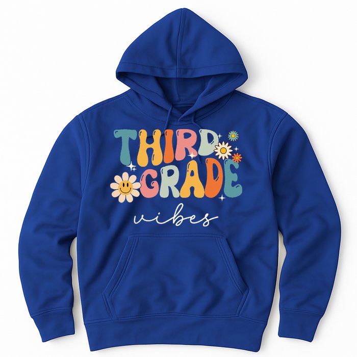 Third Grade Vibes For 3rd Grade Teacher Hoodie