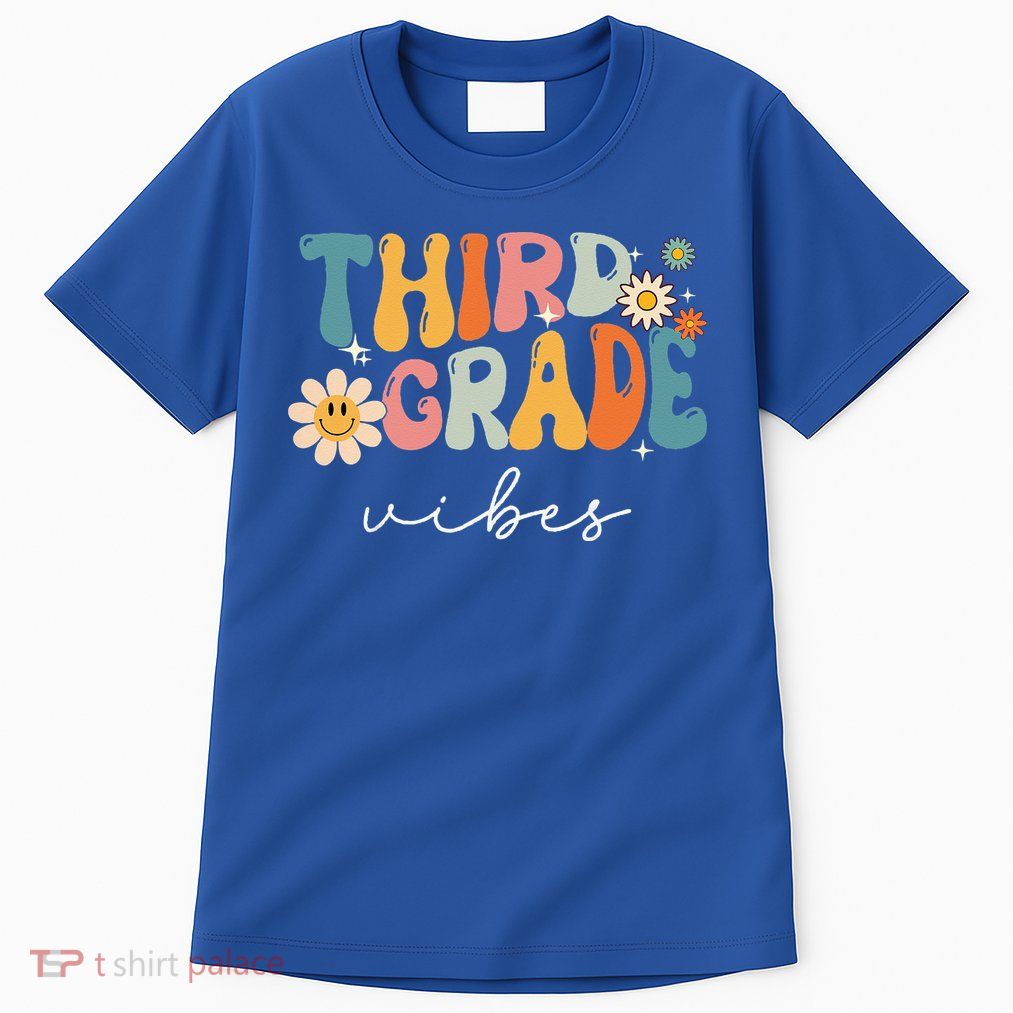 Third Grade Vibes For 3rd Grade Teacher Tall T-Shirt
