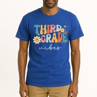 Third Grade Vibes For 3rd Grade Teacher Tall T-Shirt