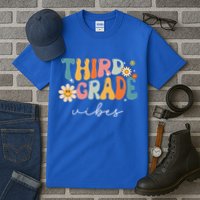Third Grade Vibes For 3rd Grade Teacher Tall T-Shirt