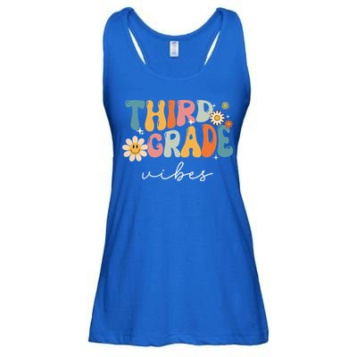 Third Grade Vibes For 3rd Grade Teacher Ladies Essential Flowy Tank
