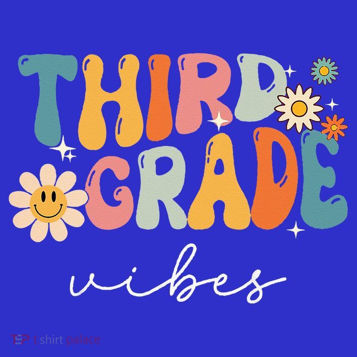 Third Grade Vibes For 3rd Grade Teacher Pom Pom 12in Knit Beanie