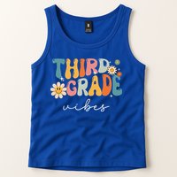 Third Grade Vibes For 3rd Grade Teacher Tank Top