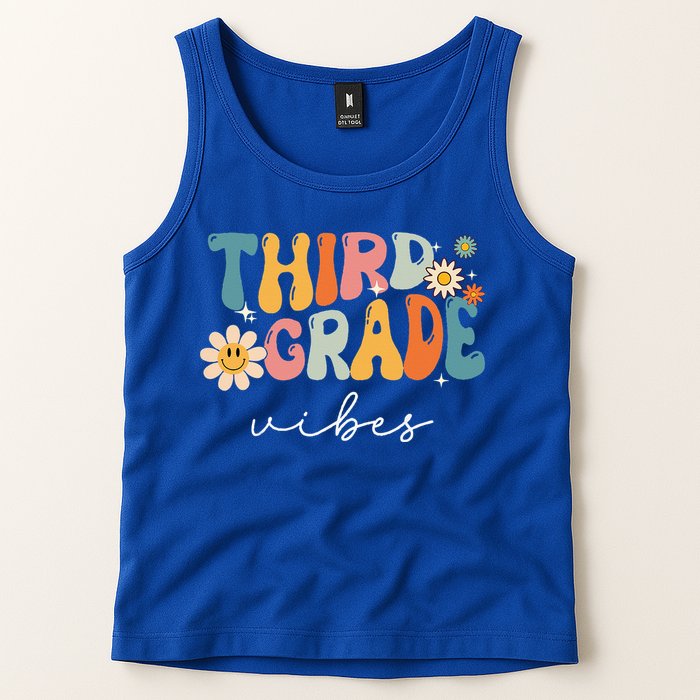 Third Grade Vibes For 3rd Grade Teacher Tank Top