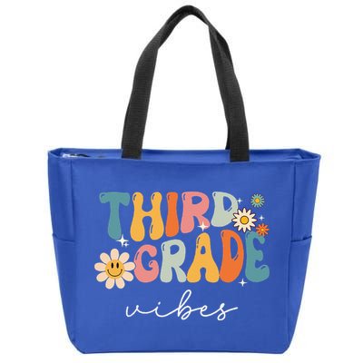 Third Grade Vibes For 3rd Grade Teacher Zip Tote Bag