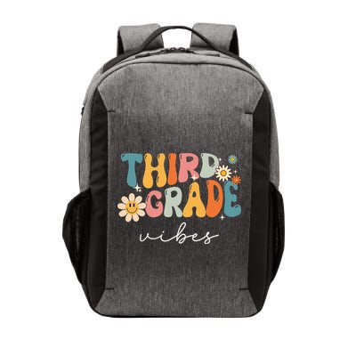 Third Grade Vibes For 3rd Grade Teacher Vector Backpack