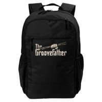 The Groovefather Vintage Drums Drumming Gifts Band Drummer Daily Commute Backpack