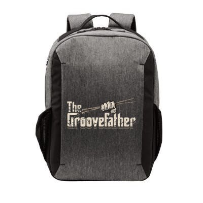 The Groovefather Vintage Drums Drumming Gifts Band Drummer Vector Backpack