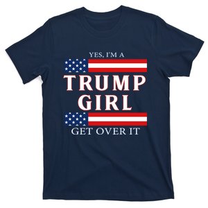 Trump Girl Vote America Flag Gift T-Shirt