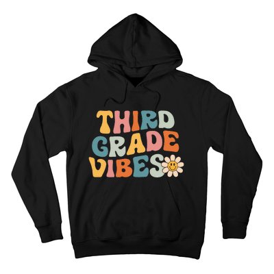 Third Grade Vibes 3rd Grade Team Retro 1st Day of School Hoodie