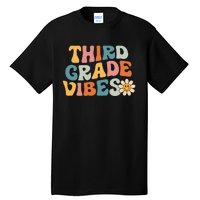 Third Grade Vibes 3rd Grade Team Retro 1st Day of School Tall T-Shirt