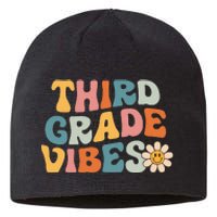 Third Grade Vibes 3rd Grade Team Retro 1st Day of School Sustainable Beanie