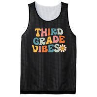 Third Grade Vibes 3rd Grade Team Retro 1st Day of School Mesh Reversible Basketball Jersey Tank