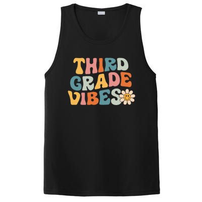 Third Grade Vibes 3rd Grade Team Retro 1st Day of School PosiCharge Competitor Tank