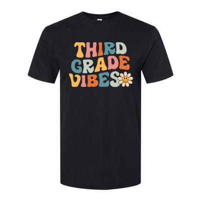 Third Grade Vibes 3rd Grade Team Retro 1st Day of School Softstyle CVC T-Shirt