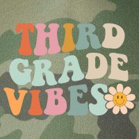 Third Grade Vibes 3rd Grade Retro Gnoovy Back To School Legacy Tie Dye Trucker Hat
