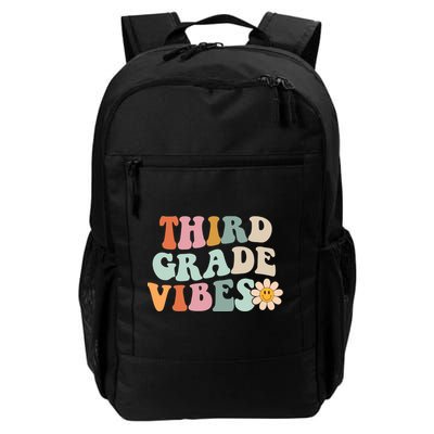 Third Grade Vibes 3rd Grade Retro Gnoovy Back To School Backpack