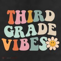 Third Grade Vibes 3rd Grade Retro Gnoovy Back To School Adult Drive Performance Visor