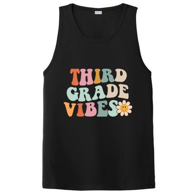 Third Grade Vibes 3rd Grade Retro Gnoovy Back To School PosiCharge Competitor Tank