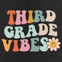 Third Grade Vibes 3rd Grade Retro Gnoovy Back To School Microfiber Hand Towel