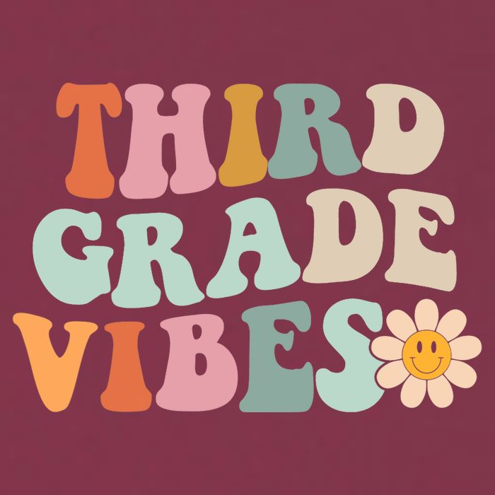 Third Grade Vibes 3rd Grade Retro Gnoovy Back To School 16oz Travel Tumbler
