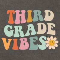 Third Grade Vibes 3rd Grade Retro Gnoovy Back To School Cotton Canvas Backpack