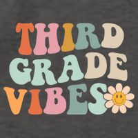 Third Grade Vibes 3rd Grade Retro Gnoovy Back To School Vector Backpack